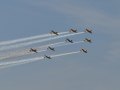 The “Screamin’ Rebels” T-6 Formation Aerobatic Team. 